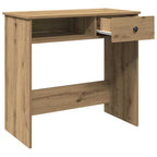 Scrivania Rovere Artigianale 80x40x75 cm in Legno Multistrato