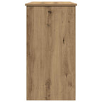 Scrivania Rovere Artigianale 80x40x75 cm in Legno Multistrato