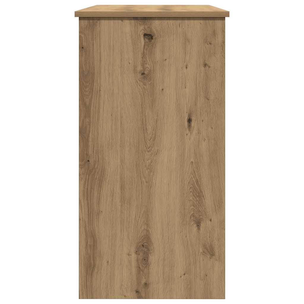 Scrivania Rovere Artigianale 80x40x75 cm in Legno Multistrato