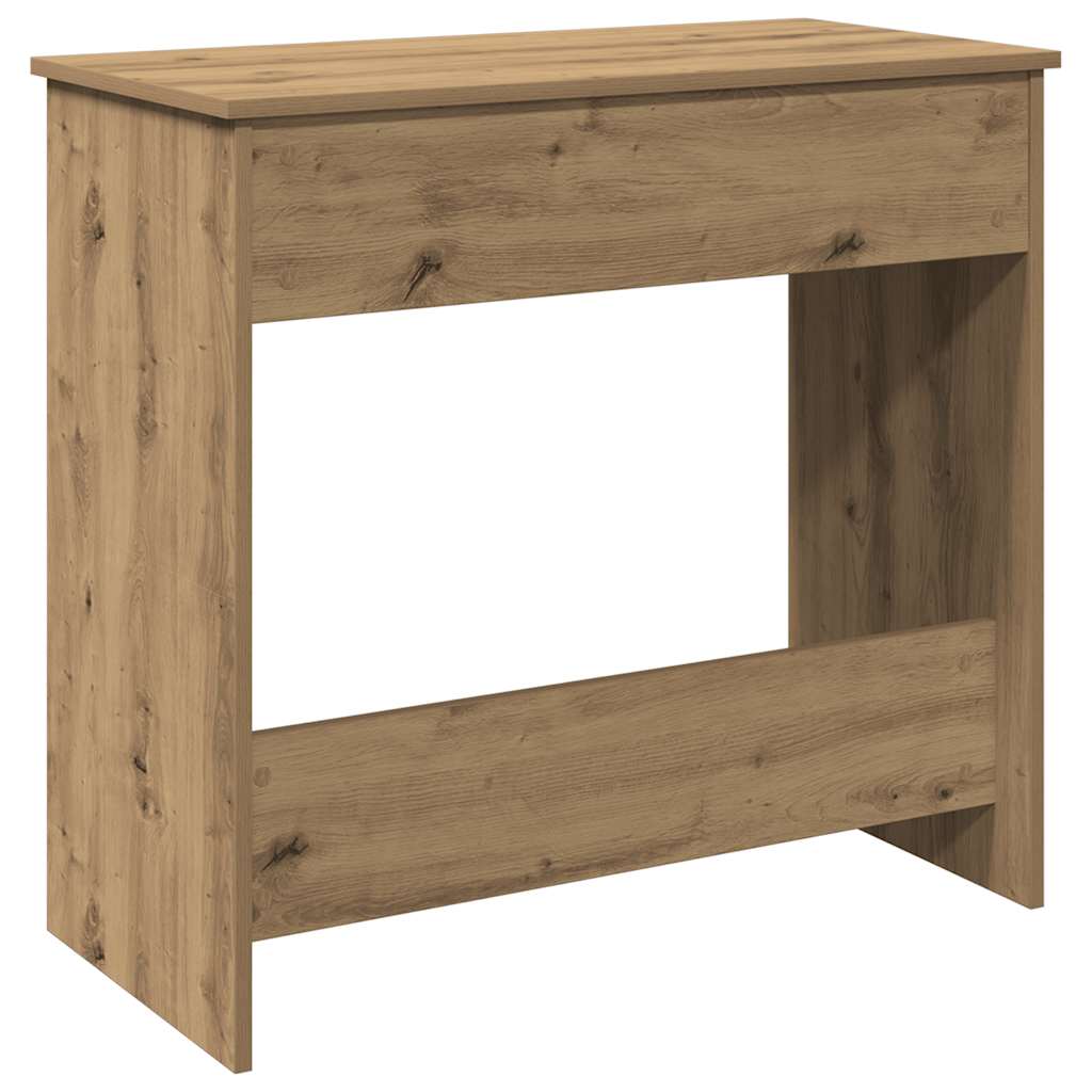 Scrivania Rovere Artigianale 80x40x75 cm in Legno Multistrato