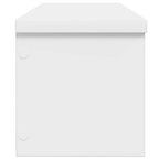Scaffali da Cucina Impilabili 2 pz Bianchi 50x15x16 cm