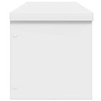 Scaffali da Cucina Impilabili 2 pz Bianchi 60x15x16 cm