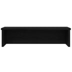 Scaffale da Cucina Impilabile Nera 60x15x16 cm in Truciolato