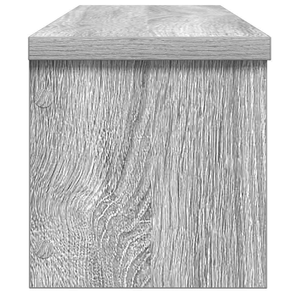 Scaffali da Cucina Impilabili 2 pz Grigio Sonoma 60x15x16 cm