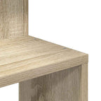 Scaffale Angolare Muro Rovere Sonoma 32x32x127,5 cm Truciolato