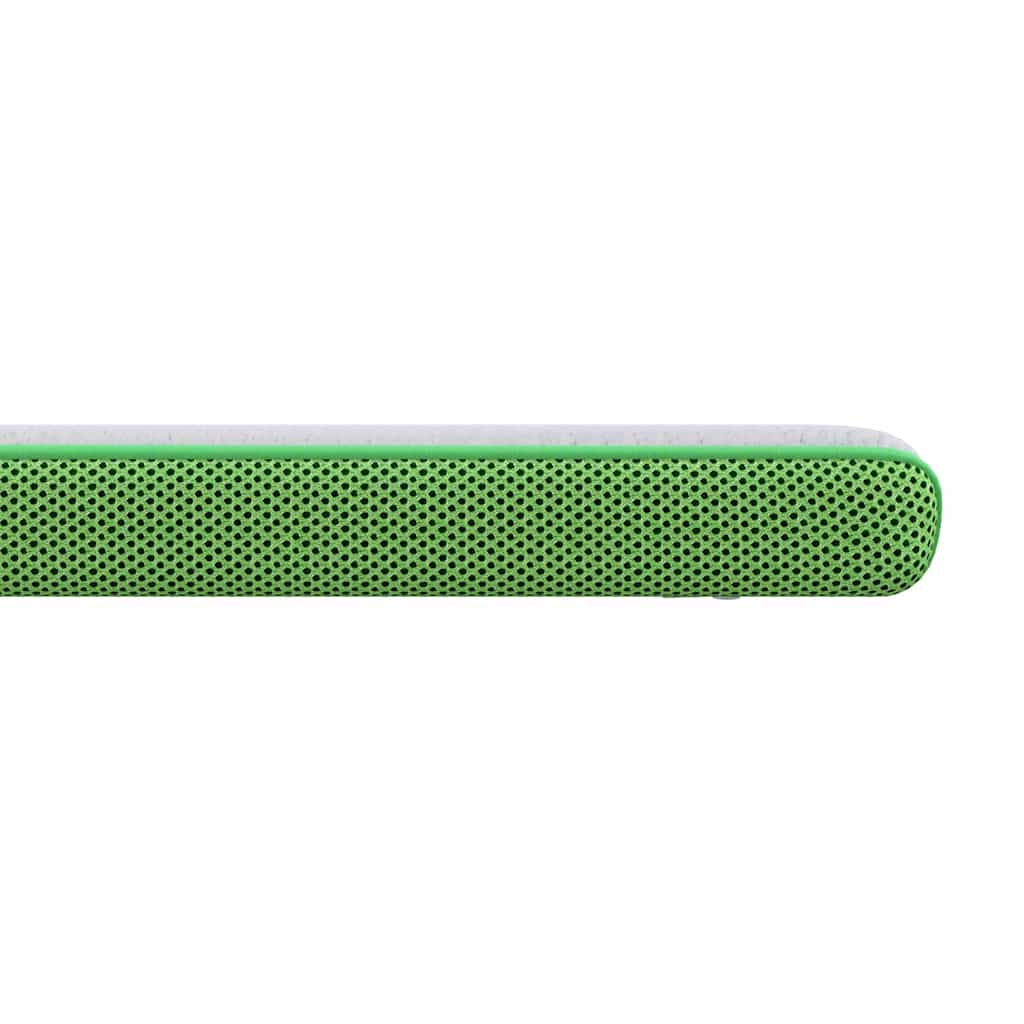 Topper per materasso Bianco e Verde 140 x 200 cm