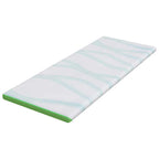 Topper per materasso Bianco e Verde 80 x 200 cm
