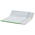 Topper per materasso Bianco e Verde 200 x 200 cm