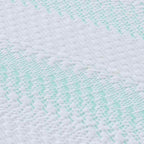 Topper per materasso Bianco e Verde 120 x 200 cm