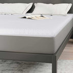 Topper per materasso Bianco 140 x 190 cm Tessuto Jacquard