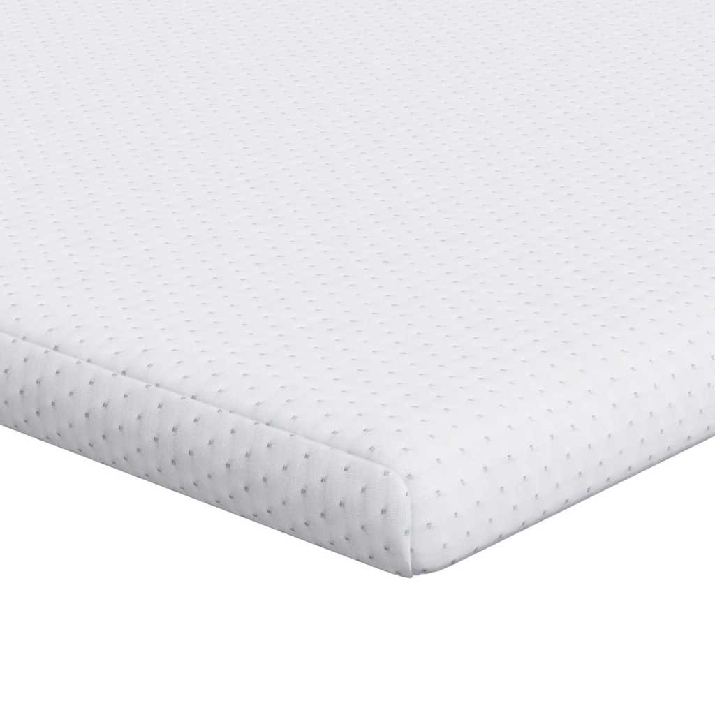 Topper per materasso Bianco 140 x 190 cm Tessuto Jacquard