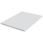 Topper per materasso Bianco 140 x 190 cm Tessuto Jacquard