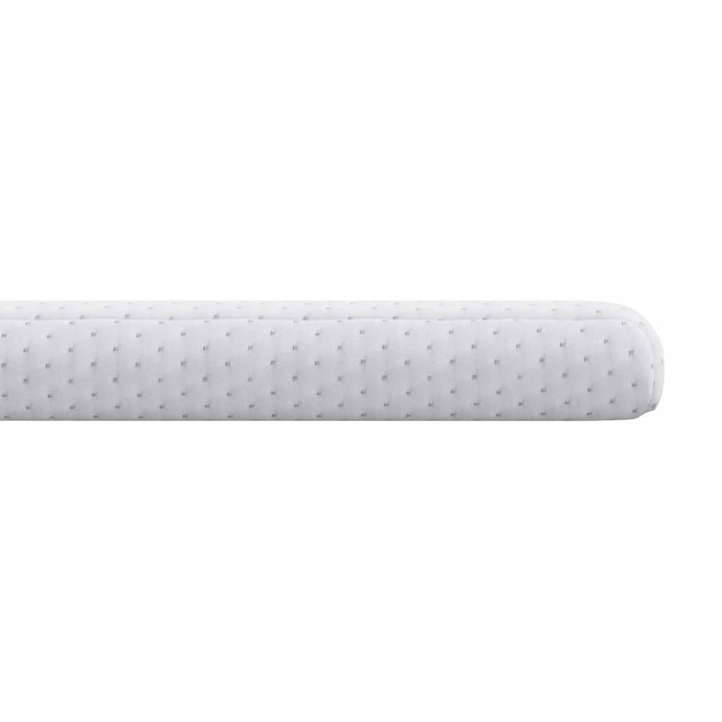 Topper per materasso Bianco 140 x 190 cm Tessuto Jacquard