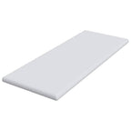 Topper per materasso Bianco 80 x 200 cm Tessuto Jacquard