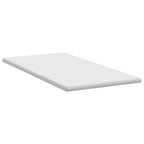 Topper per materasso Bianco 90 x 190 cm Tessuto Jacquard