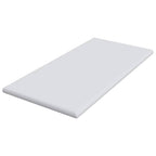 Topper per materasso Bianco 90 x 200 cm Tessuto Jacquard