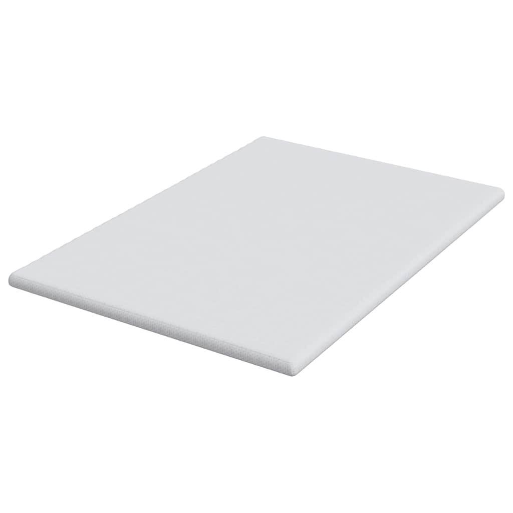 Topper per materasso Bianco 140 x 190 cm Tessuto Jacquard