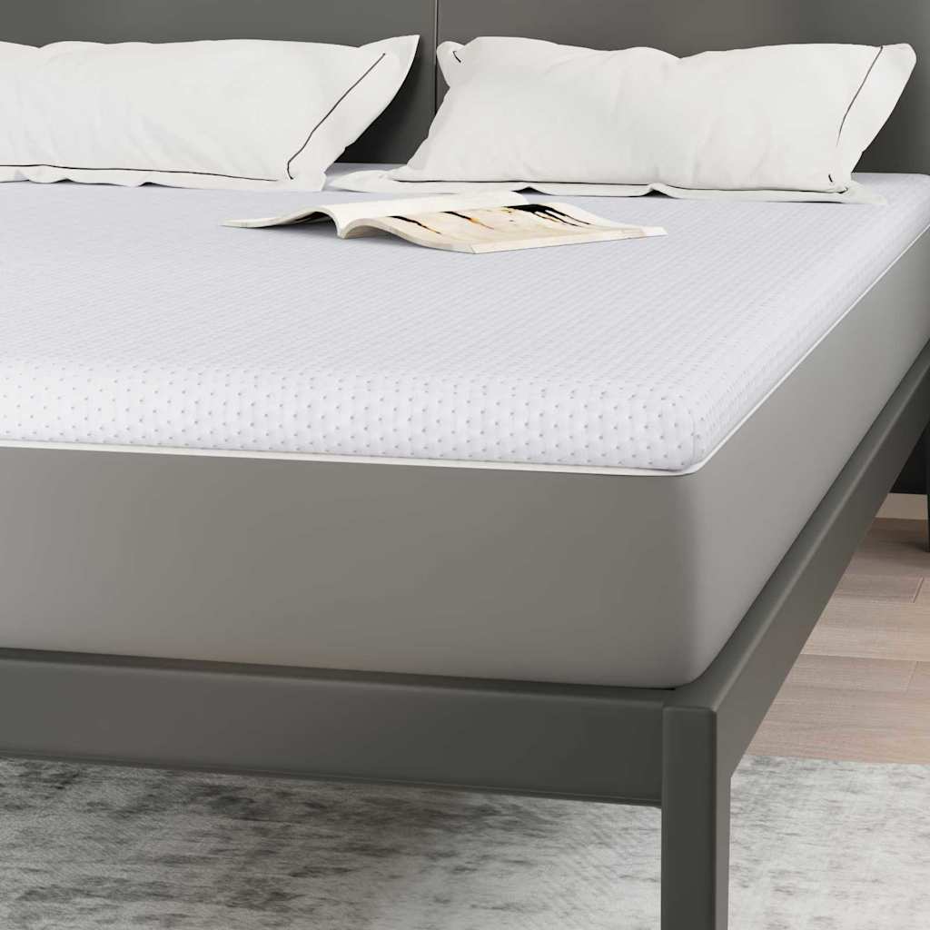 Topper per materasso Bianco 140 x 200 cm Tessuto Jacquard