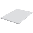 Topper per materasso Bianco 140 x 200 cm Tessuto Jacquard