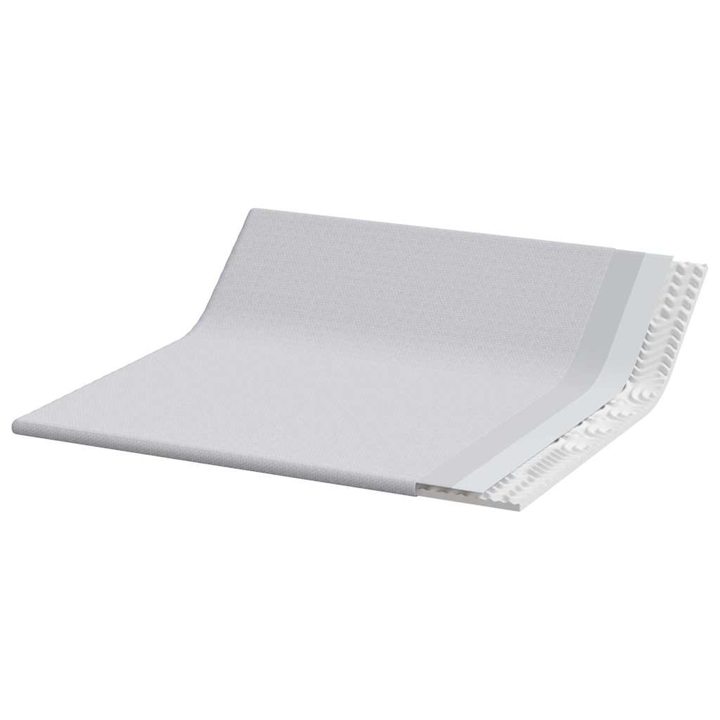 Topper per materasso Bianco 180 x 200 cm Tessuto Jacquard
