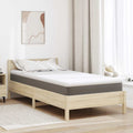 Topper per materasso Bianco 90 x 200 cm Tessuto Jacquard
