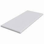 Topper per materasso Bianco 100 x 200 cm Tessuto Jacquard