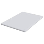 Topper per materasso Bianco 140 x 190 cm Tessuto Jacquard