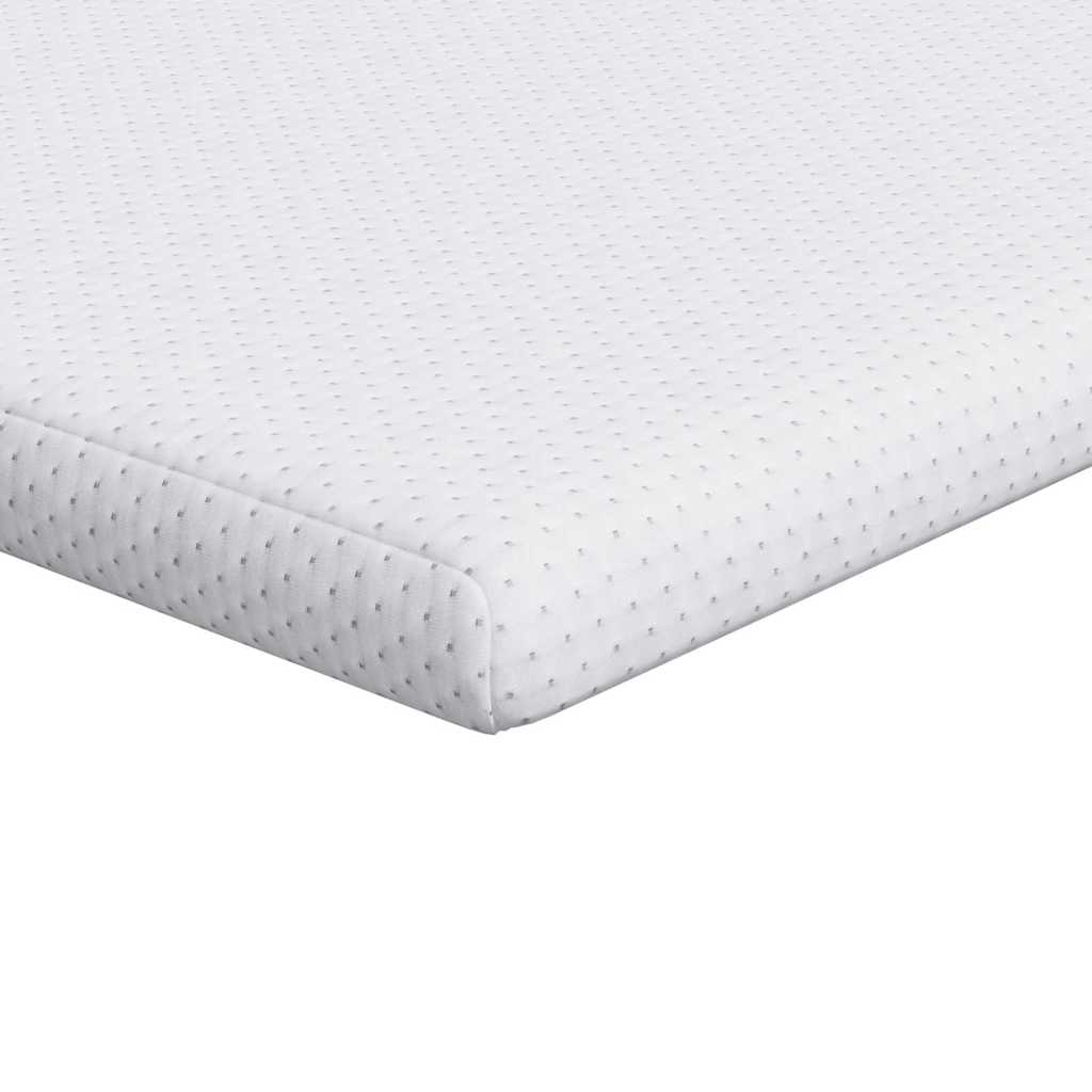 Topper per materasso Bianco 140 x 200 cm Tessuto Jacquard