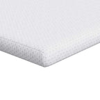 Topper per materasso Bianco 140 x 200 cm Tessuto Jacquard