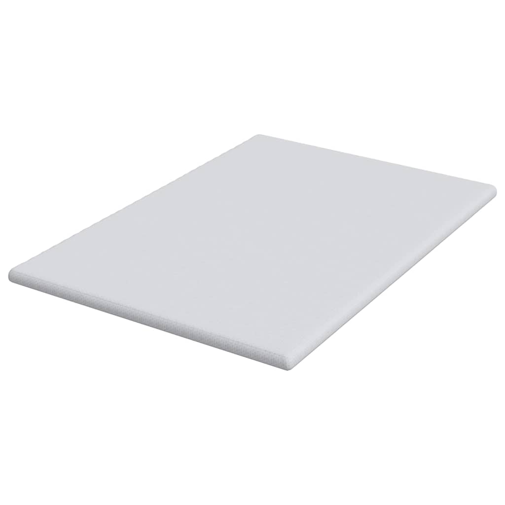 Topper per materasso Bianco 140 x 200 cm Tessuto Jacquard