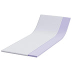 Topper per materasso Bianco 80 x 200 cm Tessuto Jacquard