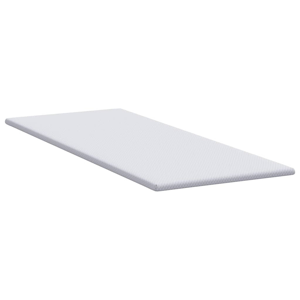 Topper per materasso Bianco 80 x 200 cm Tessuto Jacquard