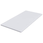 Topper per materasso Bianco 90 x 190 cm Tessuto Jacquard