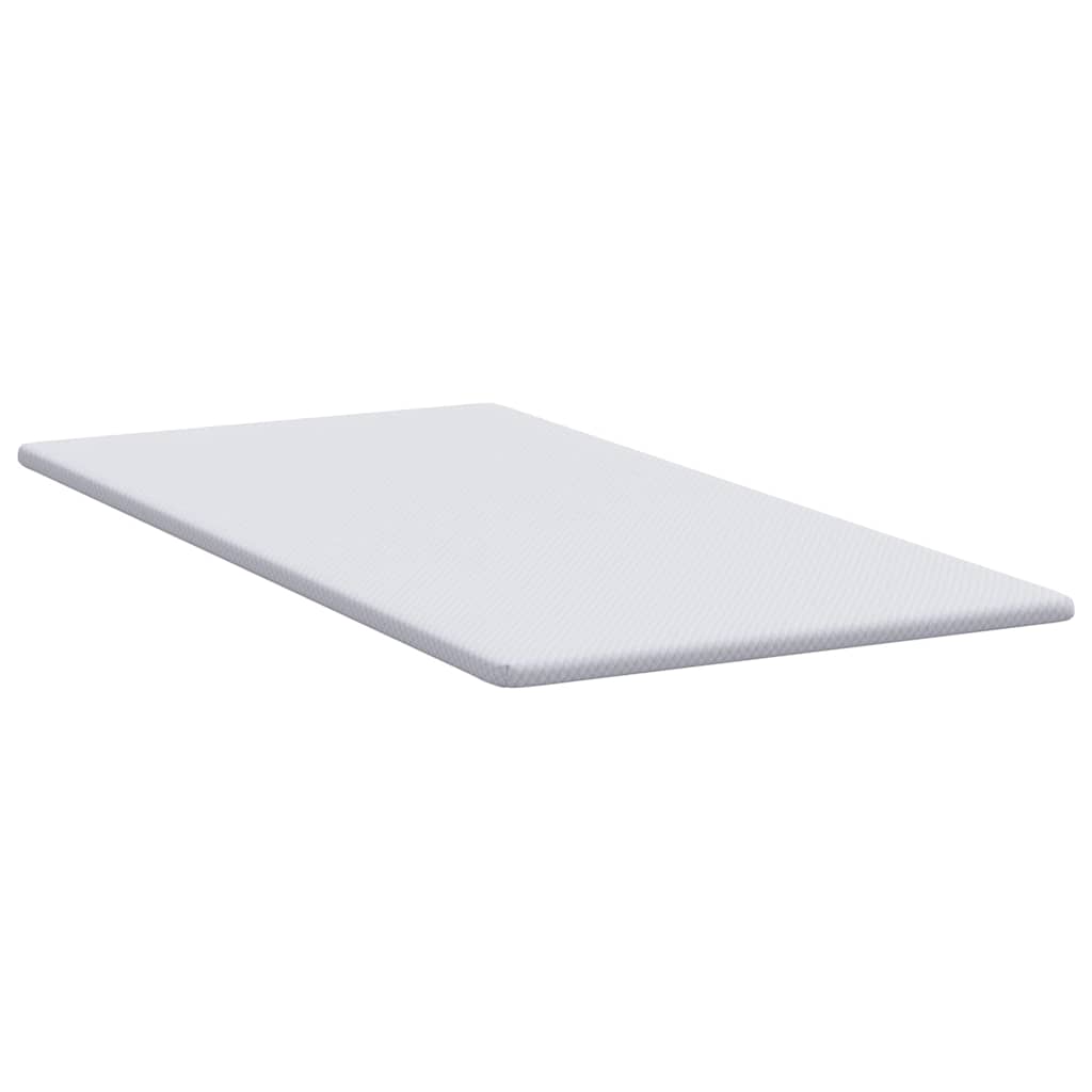 Topper per materasso Bianco 90 x 190 cm Tessuto Jacquard