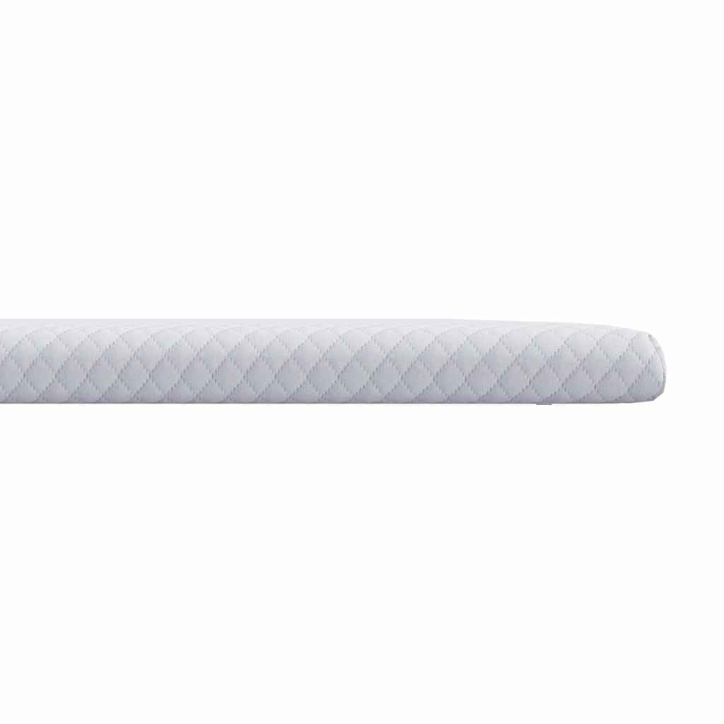 Topper per materasso Bianco 90 x 190 cm Tessuto Jacquard