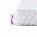 Topper per materasso Bianco 140 x 190 cm Tessuto Jacquard