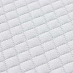 Topper per materasso Bianco 140 x 190 cm Tessuto Jacquard