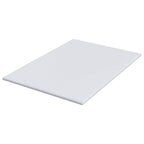 Topper per materasso Bianco 140 x 190 cm Tessuto Jacquard