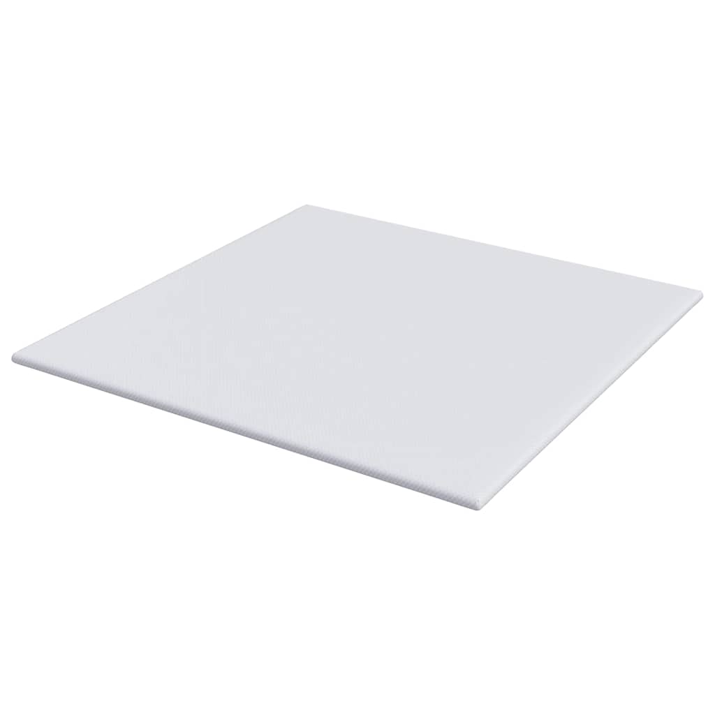 Topper per materasso Bianco 200 x 200 cm Tessuto Jacquard