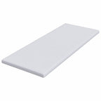 Topper per materasso Bianco 80 x 200 cm Tessuto Jacquard