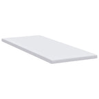 Topper per materasso Bianco 80 x 200 cm Tessuto Jacquard
