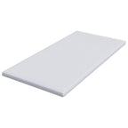 Topper per materasso Bianco 120 x 200 cm Tessuto Jacquard