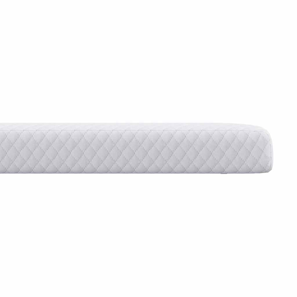 Topper per materasso Bianco 120 x 200 cm Tessuto Jacquard