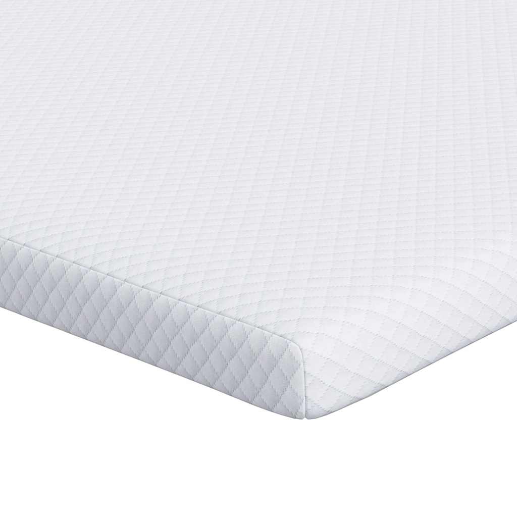Topper per materasso Bianco 140 x 190 cm Tessuto Jacquard