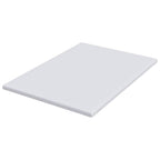 Topper per materasso Bianco 140 x 190 cm Tessuto Jacquard