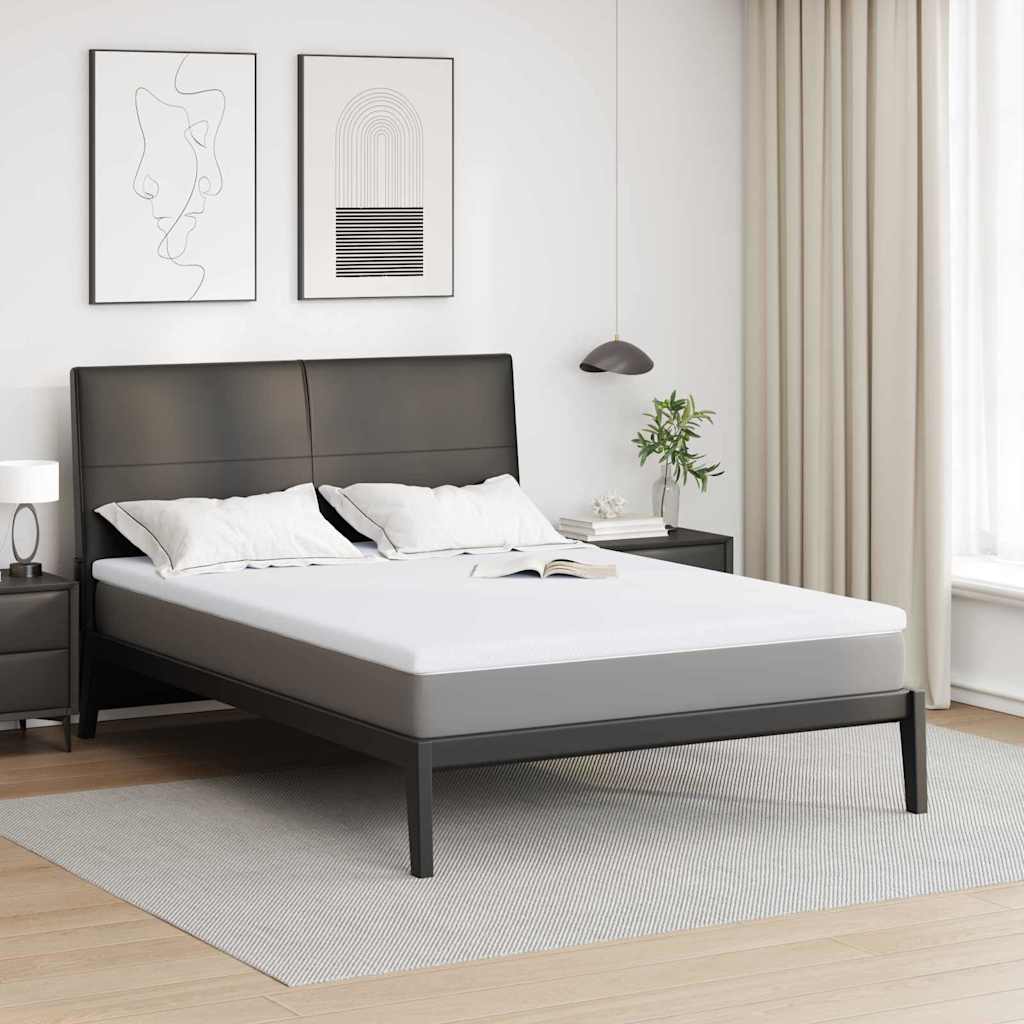 Topper per materasso Bianco 160 x 200 cm Tessuto Jacquard