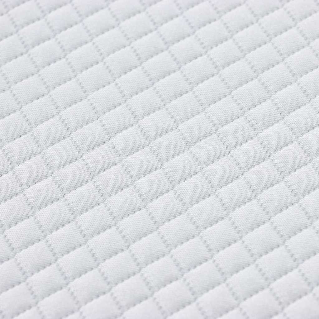 Topper per materasso Bianco 180 x 200 cm Tessuto Jacquard