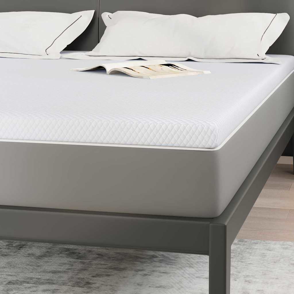 Topper per materasso Bianco 180 x 200 cm Tessuto Jacquard