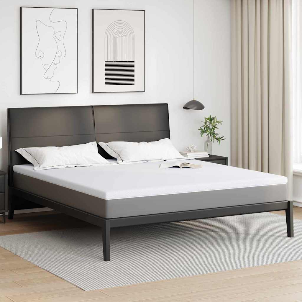 Topper per materasso Bianco 180 x 200 cm Tessuto Jacquard