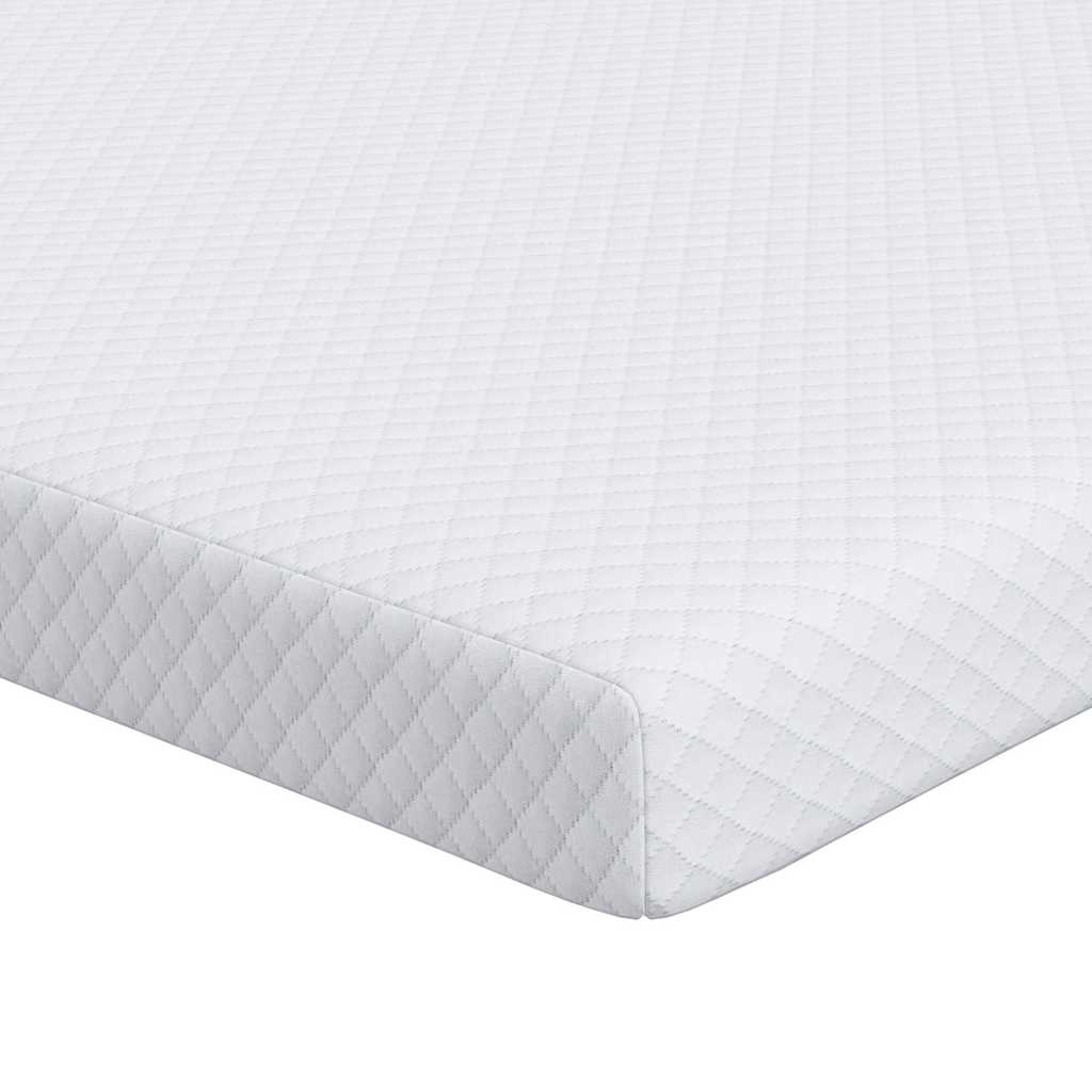 Topper per materasso Bianco 80 x 200 cm Tessuto Jacquard